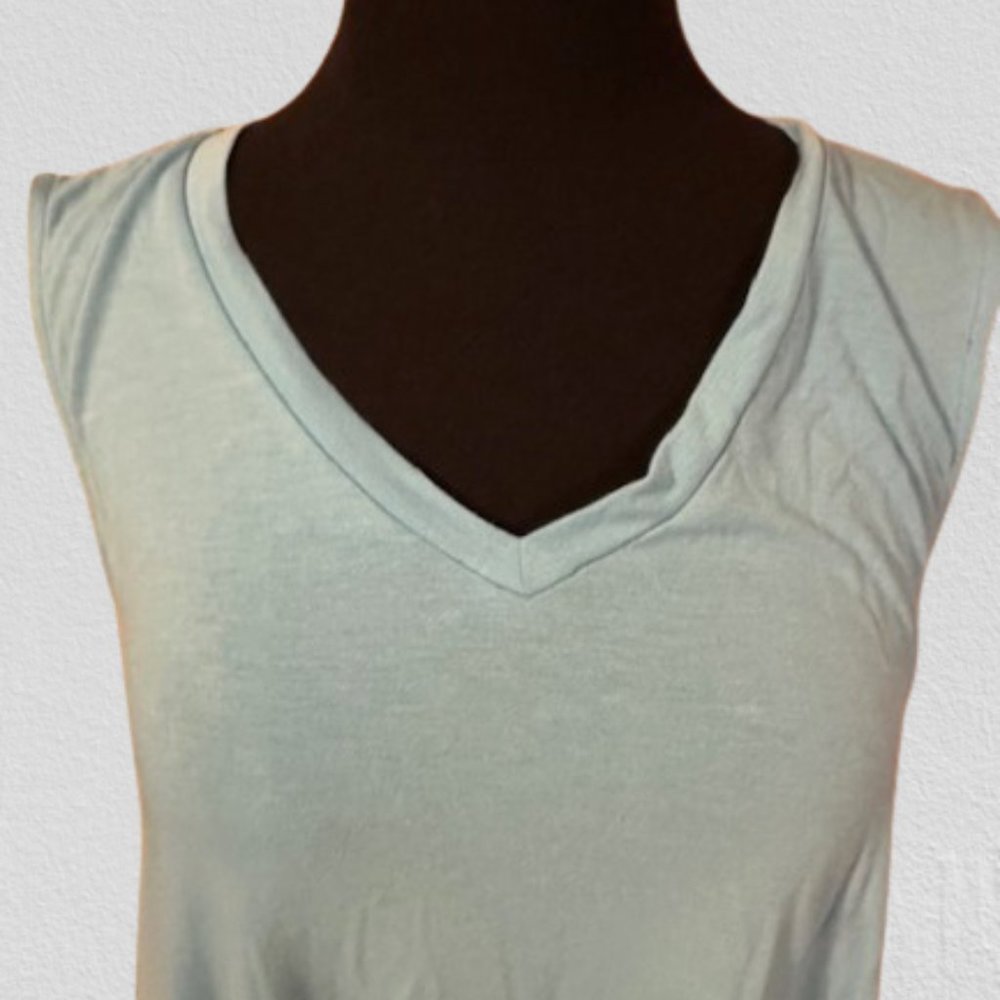 Aqua Tank Top Dress with Pockets  (2)  T4234  NWT Boutique - Picture 4 of 7